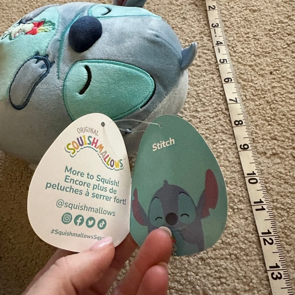 Disney Stitch holding Scrump